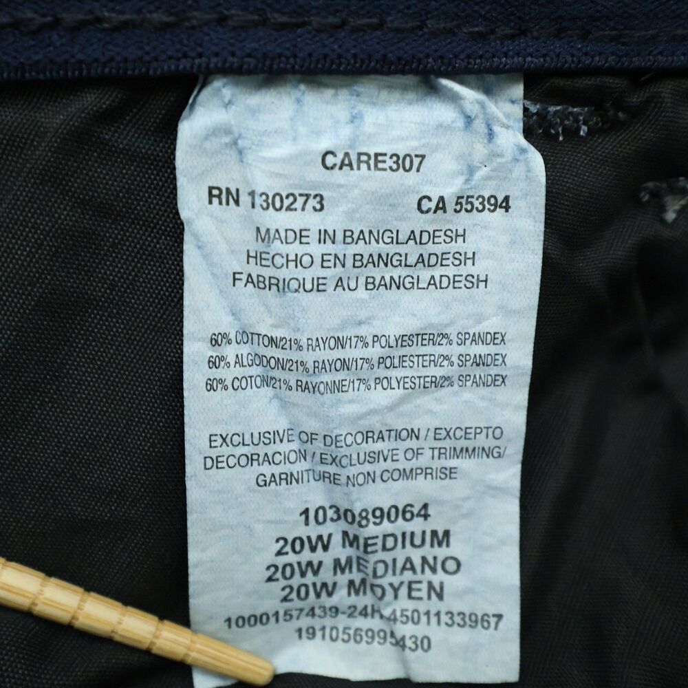 Lee Plus Jeans Women's Size 20W High-Rise Flex Straight Leg Denim 31" Inseam NWT - Picture 11 of 16